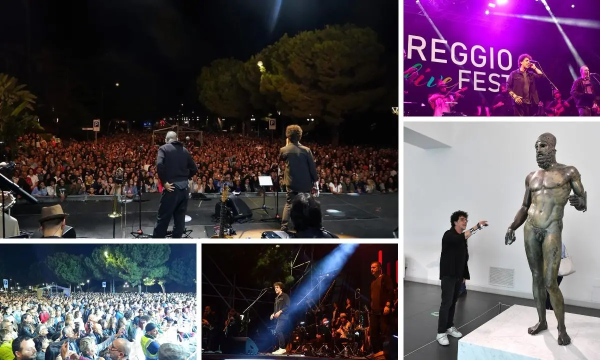 Reggio live fest, in migliaia sul lungomare per il concerto di Max Gazzè