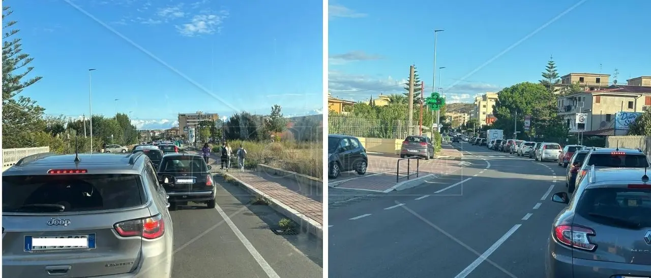 Tutti a scuola, a Crotone moltissimi in ritardo: lunghe code sulla strada che avrebbe dovuto smaltire il traffico verso il centro
