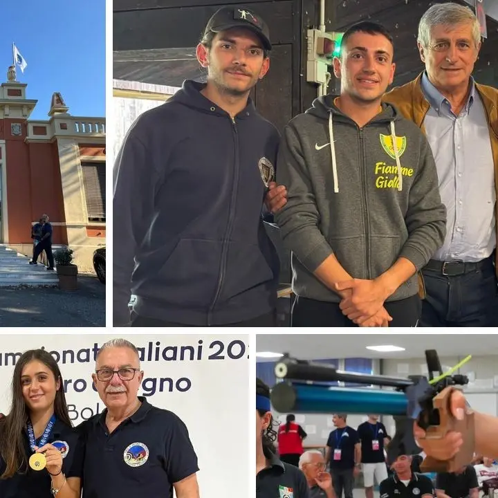 Al tiro a segno brillano gli atleti calabresi: Spinella nuovo campione italiano, oro per la 17enne Tramontana