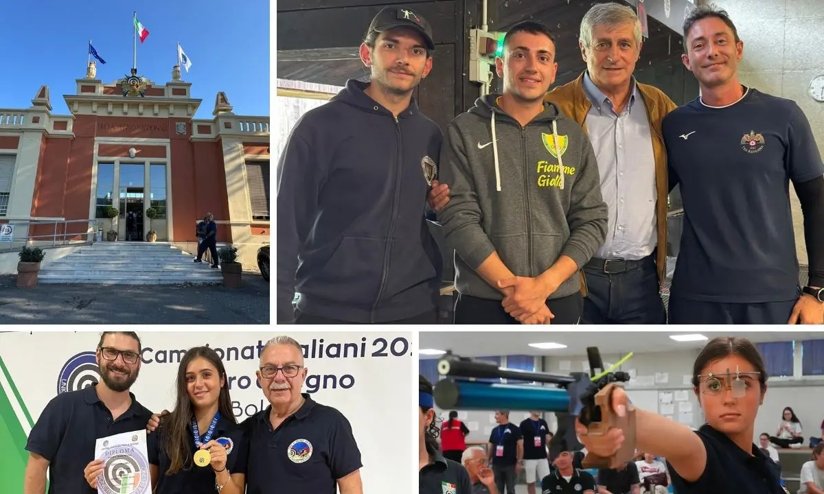 Al tiro a segno brillano gli atleti calabresi: Spinella nuovo campione italiano, oro per la 17enne Tramontana