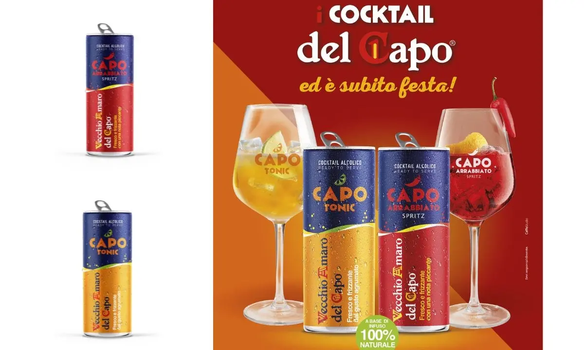 Novità in casa Caffo: arriva il Vecchio amaro del capo in versione cocktail, pronto da servire in lattina