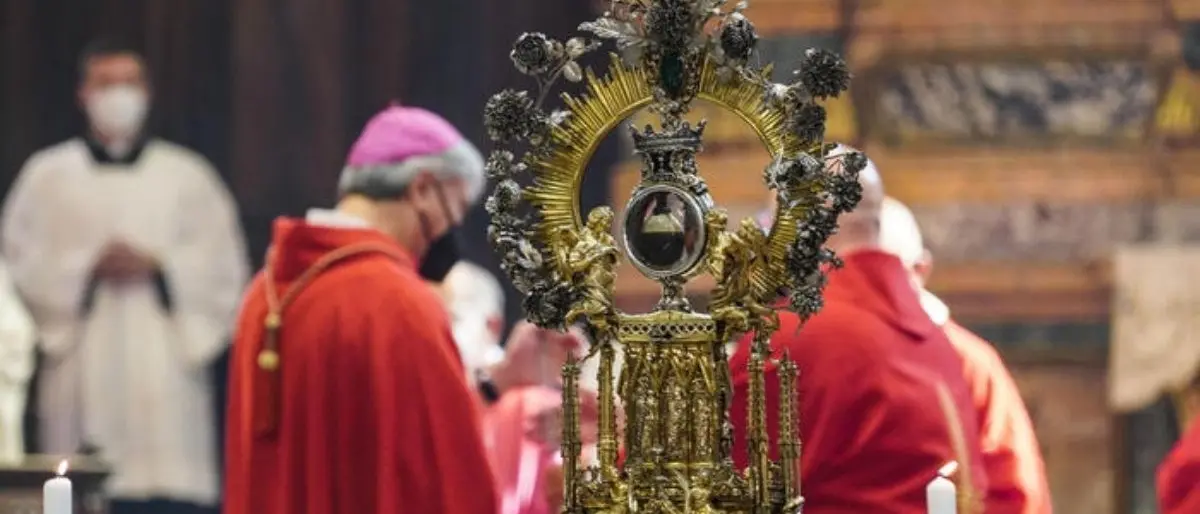 Il miracolo del sangue di San Gennaro a Napoli in diretta su LaC Tv