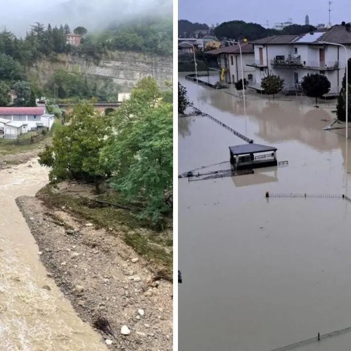 Fiumi esondati e strade invase dal fango in Emilia Romagna, oltre mille sfollati. Due dispersi per il crollo di un tetto - LIVE