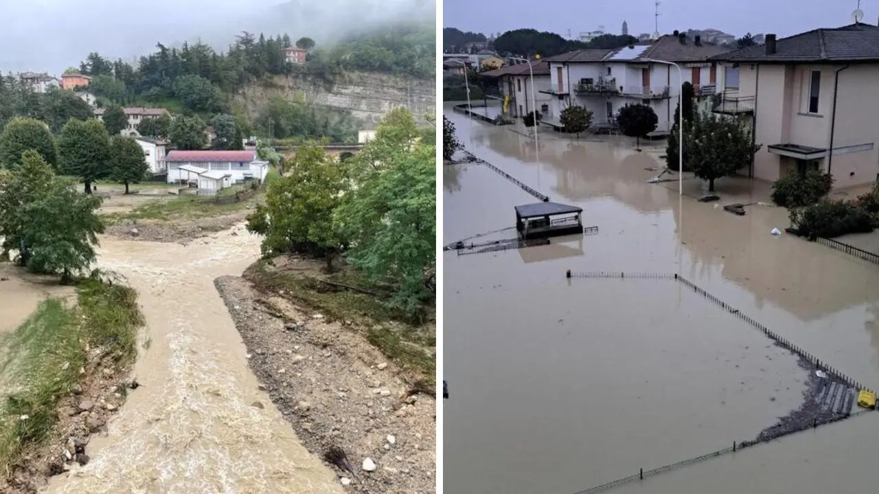 Fiumi esondati e strade invase dal fango in Emilia Romagna, oltre mille sfollati. Due dispersi per il crollo di un tetto - LIVE