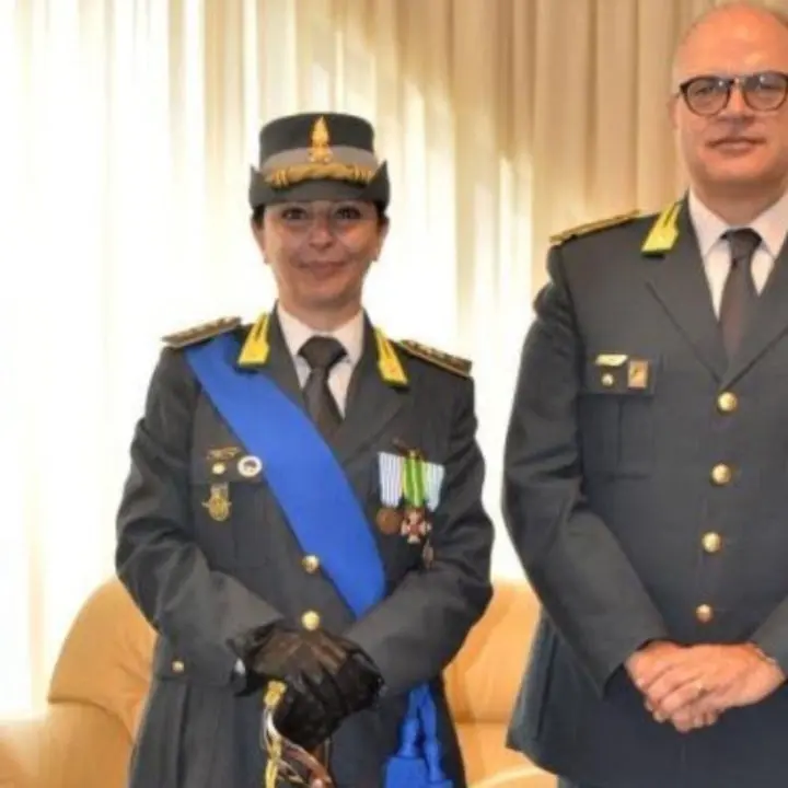 Il tenente colonnello Roberta Masci è la prima donna alla guida del Gruppo di Cosenza della Guardia di finanza