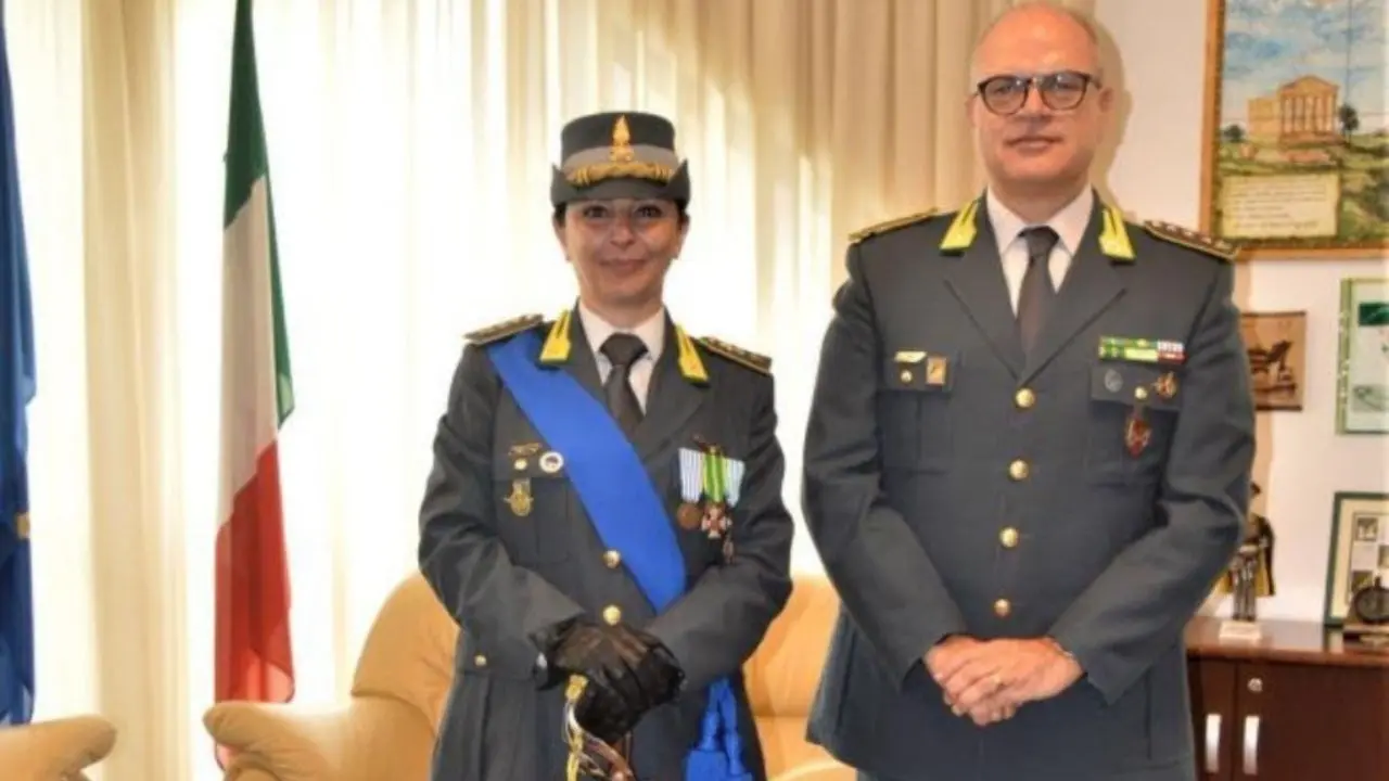 Il tenente colonnello Roberta Masci è la prima donna alla guida del Gruppo di Cosenza della Guardia di finanza