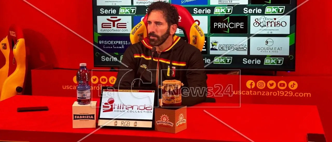 Catanzaro-Cremonese 1-2, Caserta: «Non meritavamo la sconfitta, quando arriva così fa male»