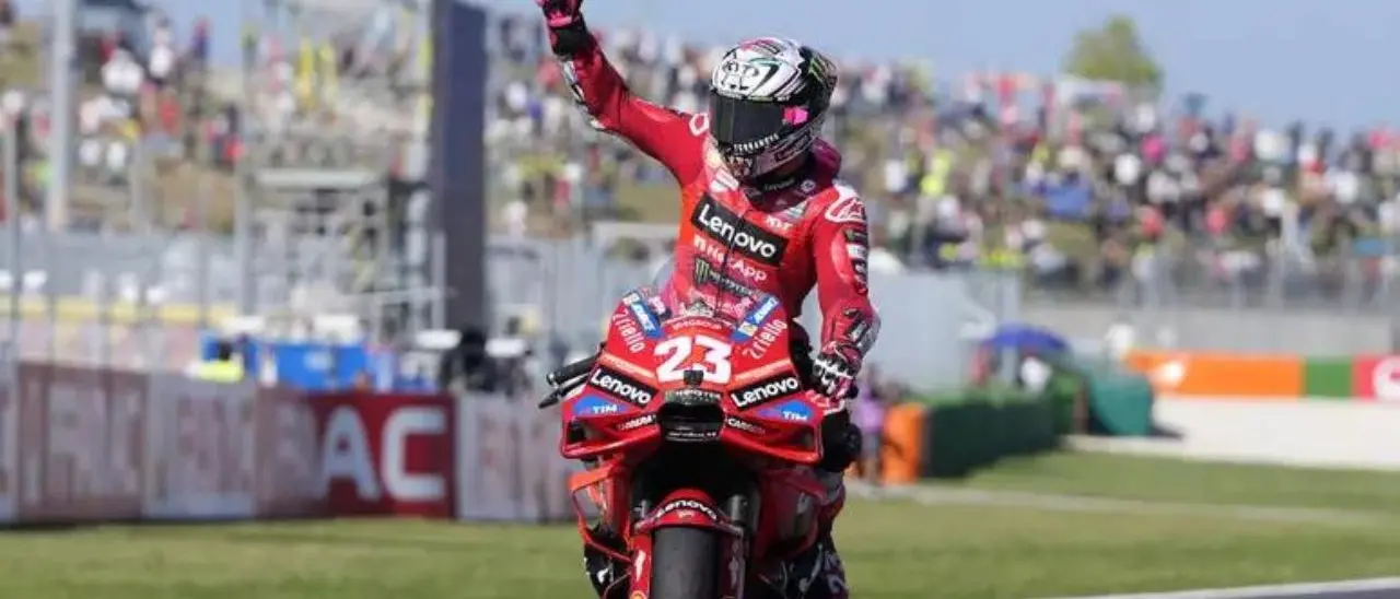 Motogp, Bastianini sorpasso vincente a Misano! All’ultimo giro precede Martin, caduto Bagnaia