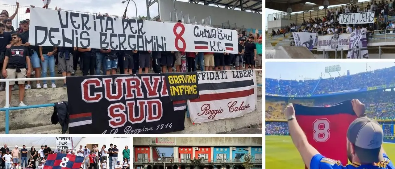 La Calabria (e non solo) dei tifosi unita nel nome di Bergamini... e la maglia di Denis spunta alla Bombonera