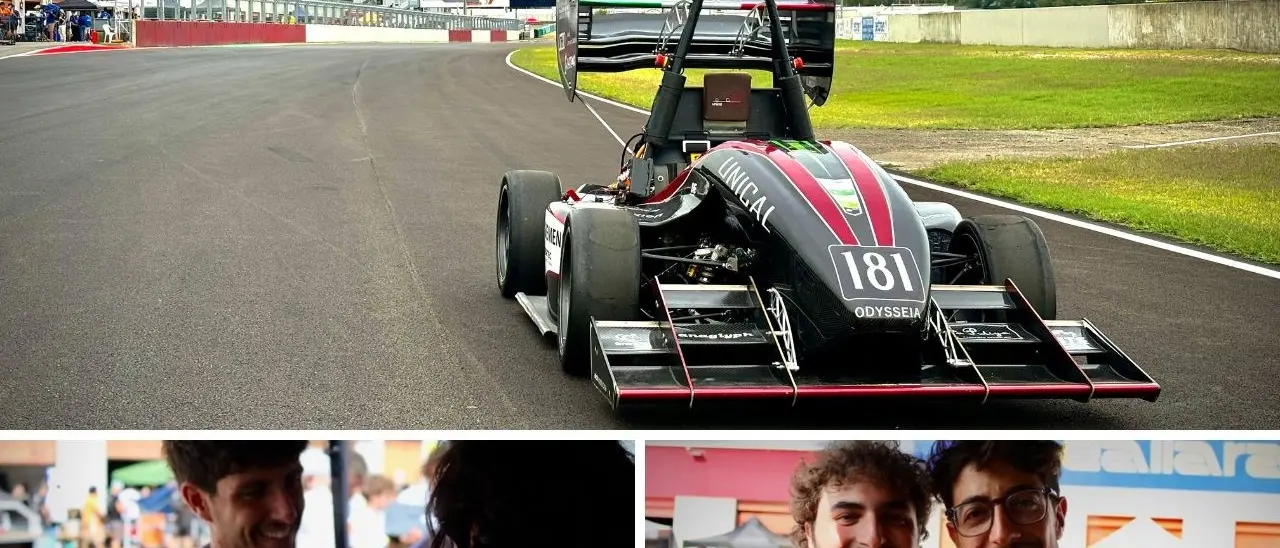 Formula Sae Italy: gran esordio per Odysseia, la prima vettura elettrica del reparto Corse dell’Unical