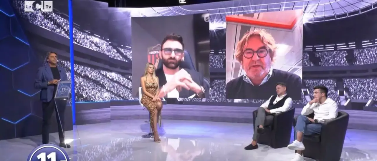 Il direttore sportivo del Cosenza Gennaro Delvecchio tra gli ospiti di 11 in campo