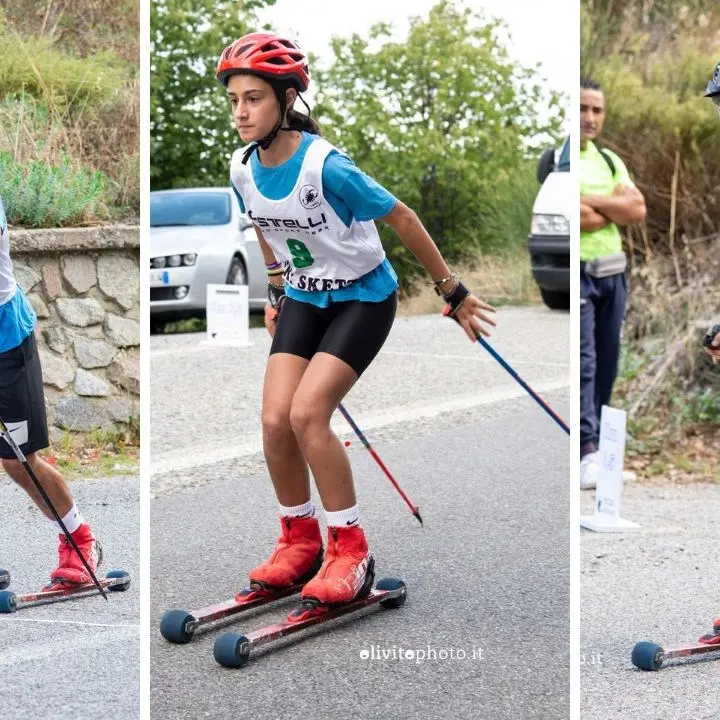 San Giovanni in Fiore, successo per la Skiroll Cup Monte Gimmella: sette titoli per lo Sci Club Montenero