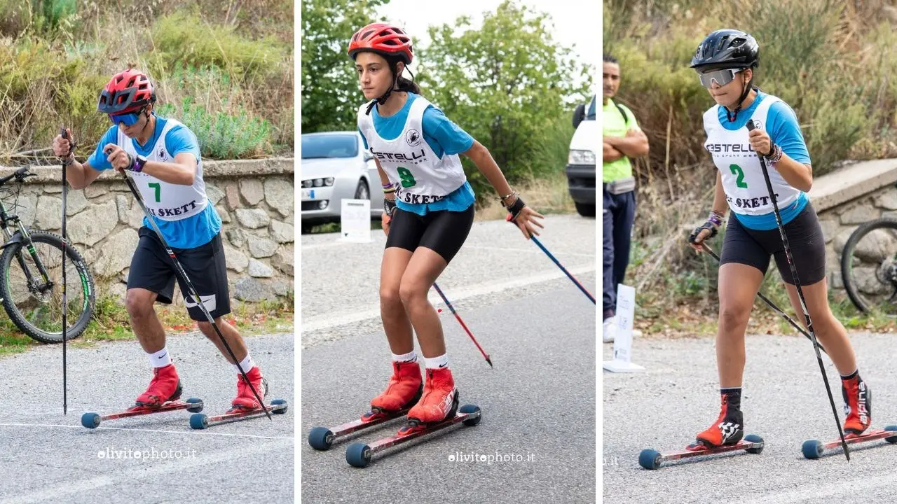 San Giovanni in Fiore, successo per la Skiroll Cup Monte Gimmella: sette titoli per lo Sci Club Montenero