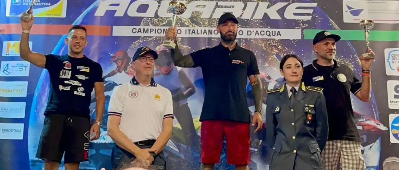 Campionati Italiani Moto d’acqua, splendido secondo posto per il calabrese Parrilla a Fiumicino