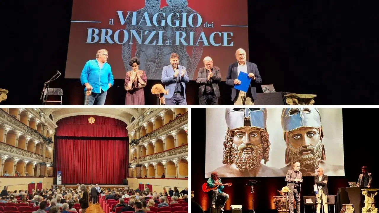 Il viaggio dei Bronzi di Riace: successo per l’opera portata in scena al Teatro Verdi di Padova