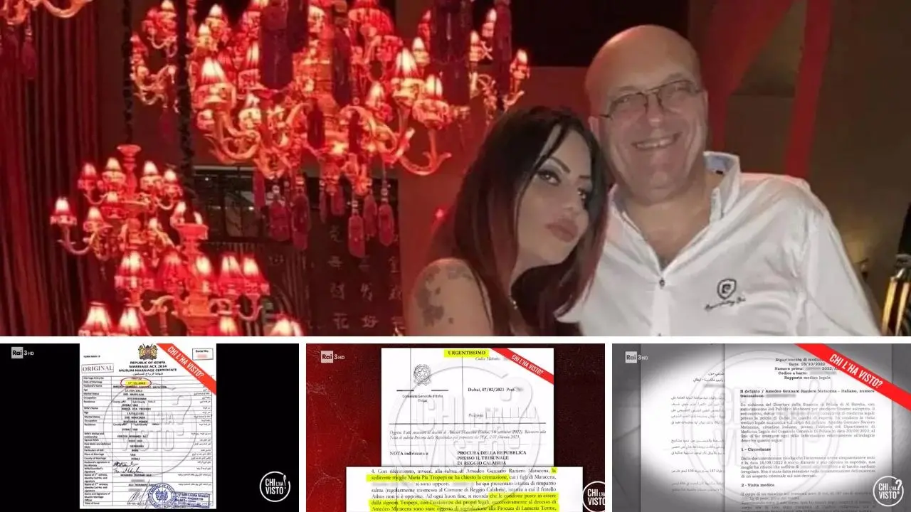 Caso Matacena: ecco il referto della prima autopsia a Dubai. Il matrimonio con certificato kenyota e il mistero sul divorzio di Tropepi