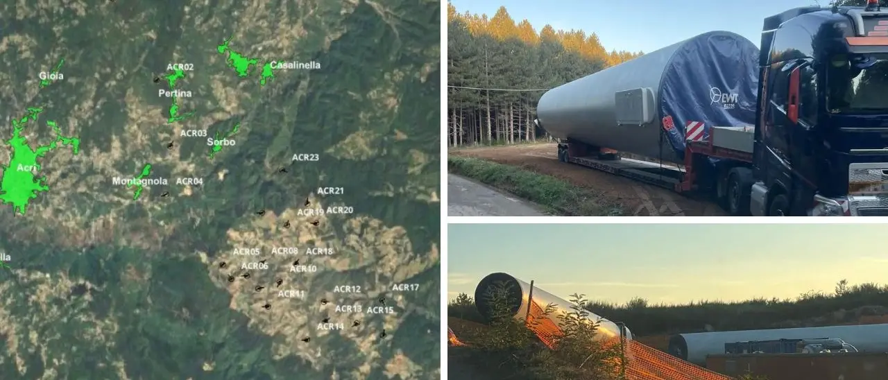Le pale eoliche incombono (anche) sulla Sila: ad Acri il mega parco da 23 torri preoccupa i cittadini