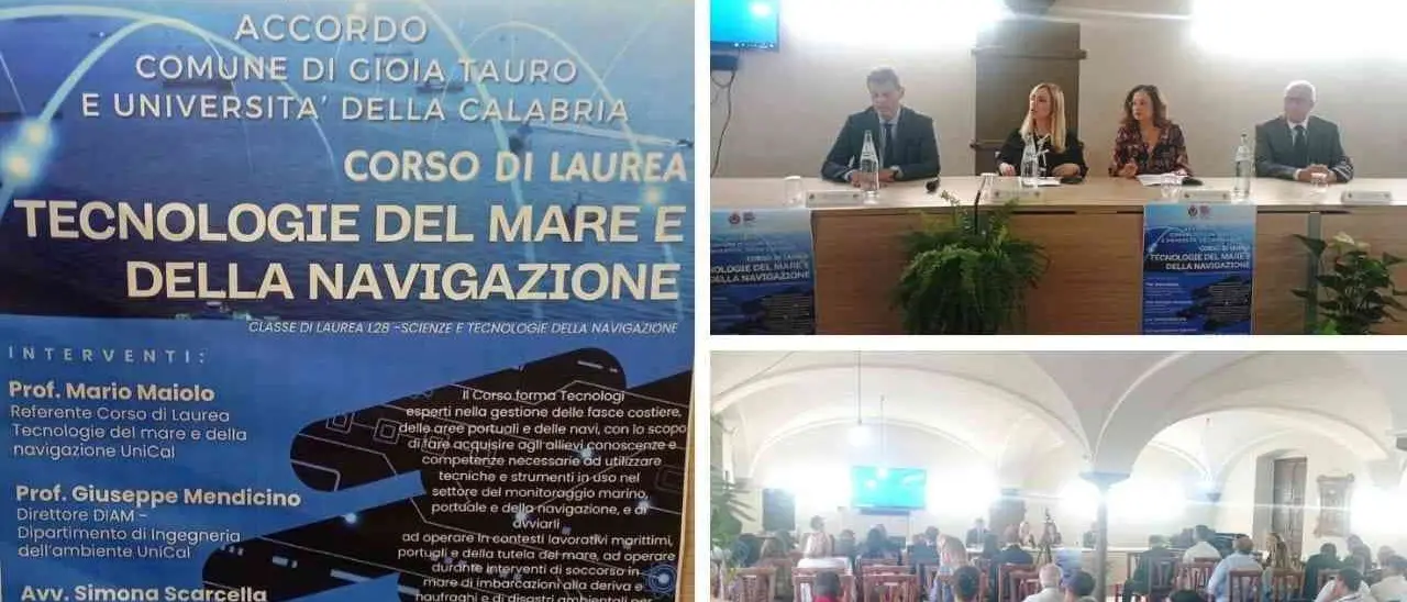 Gioia Tauro, accordo tra Comune e Unical: nasce il corso di laurea in Tecnologia del mare e della navigazione
