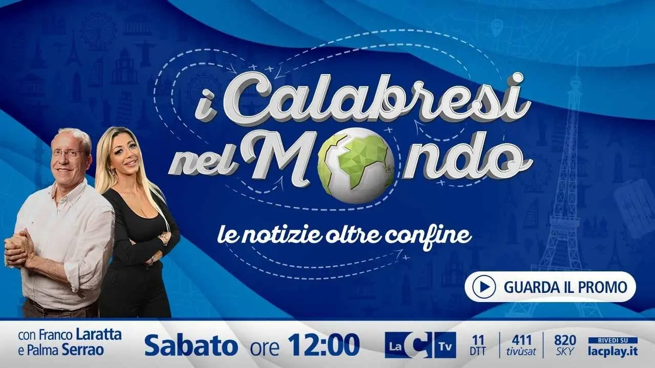 Dall’imprenditore cosentino Coscarella al giornalista Speziali dal Medio Oriente, oggi su LaC Tv una nuova puntata di Calabresi nel Mondo