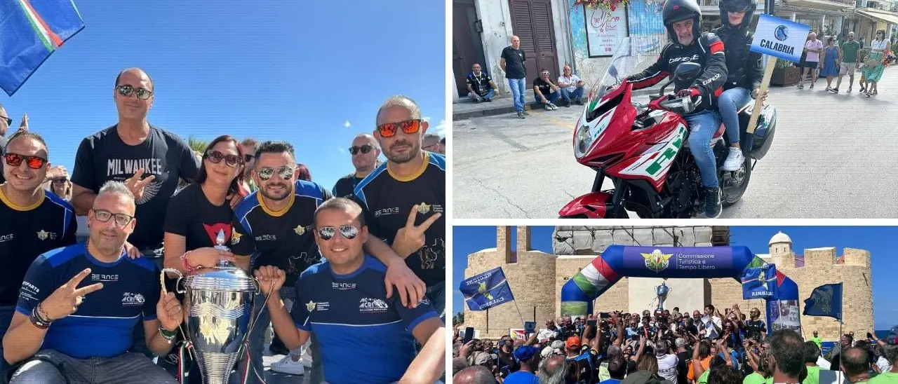 Mototurismo, la Calabria trionfa in Sicilia alla sesta edizione del “Trofeo delle Regioni”