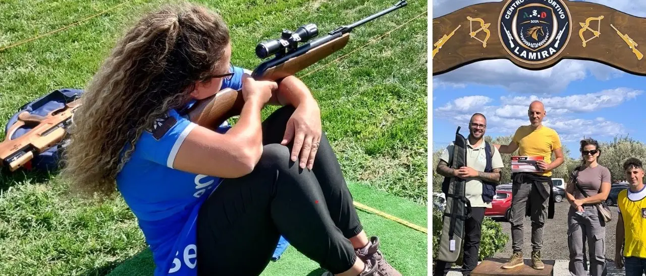 Francavilla Marittima, i tiratori si mettono in mostra durante l’inaugurazione del centro polisportivo Lamira