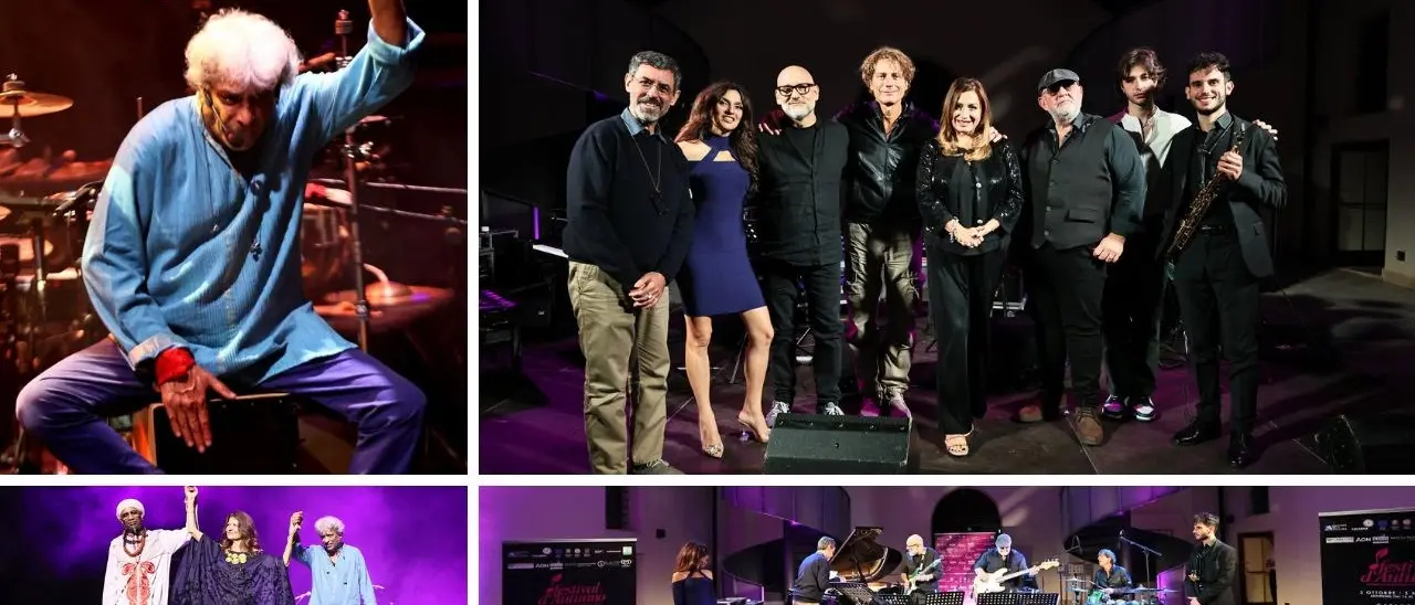 Festival d’autunno: il grande Jazz del trio Gurtu, Sosa e De Vito conquista il Politeama di Catanzaro