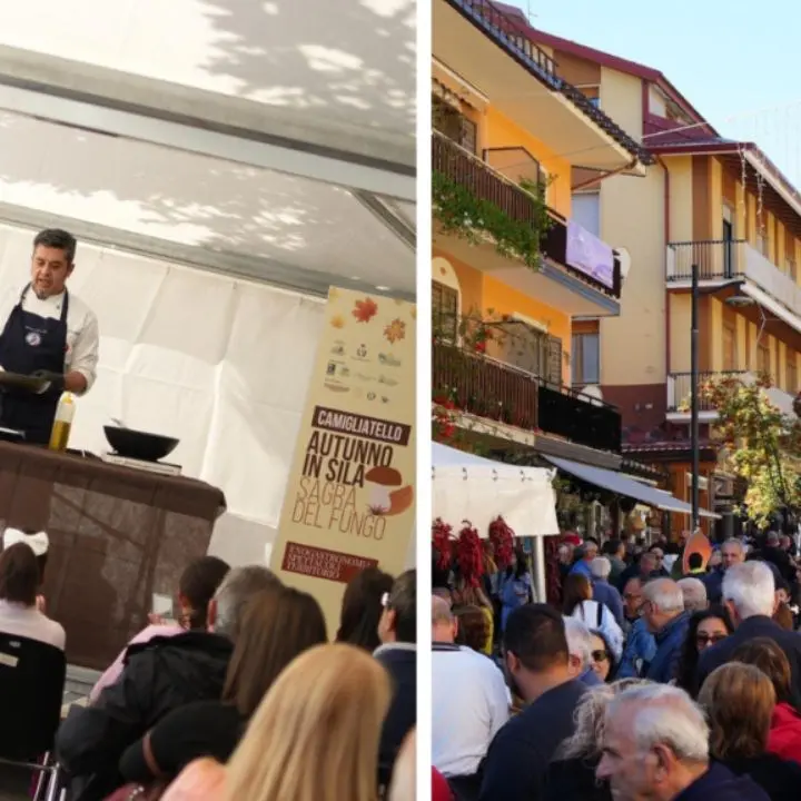 Record di presenze alla “Sagra del Fungo” di Camigliatello Silano: area food rinnovata e una villa storica riaperta