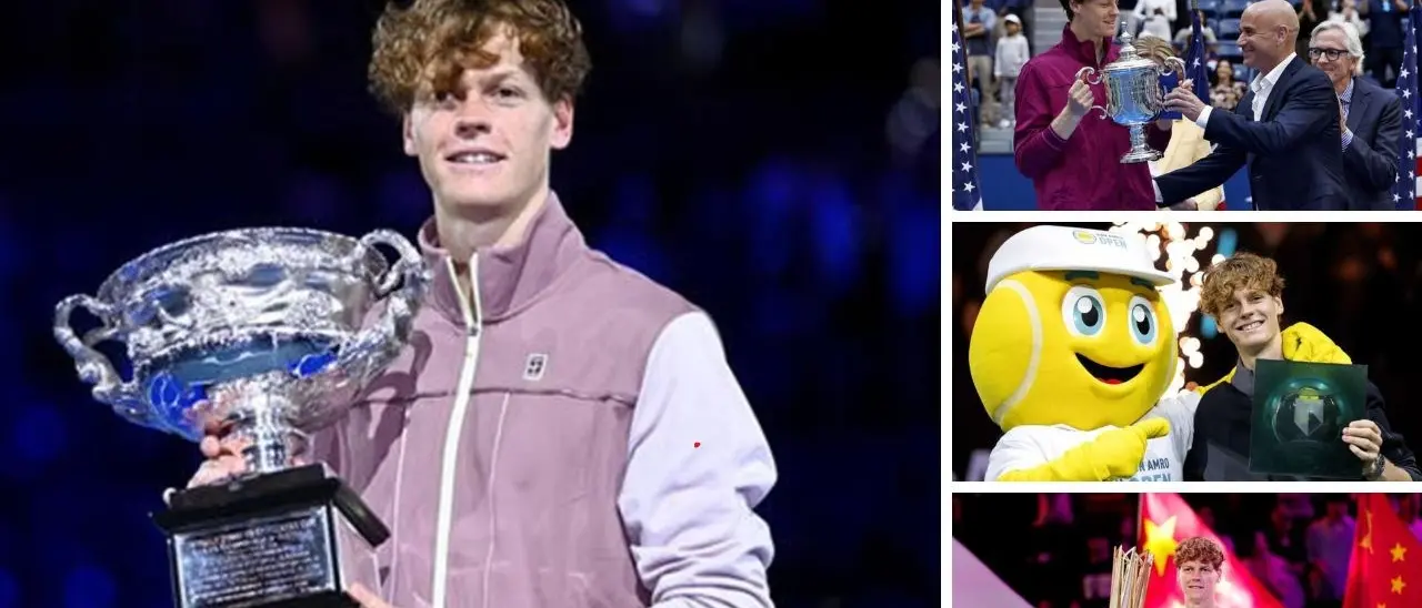 Sinner, i numeri e i record di un campione (straordinario) sempre in aggiornamento