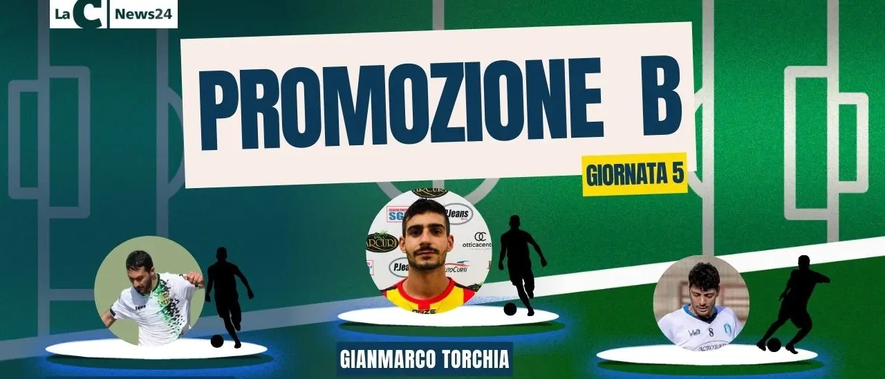 Promozione B, Torchia vero e proprio jolly in campo. Zampaglione regala la vetta alla Deliese. La Top 3 di LaC Sport