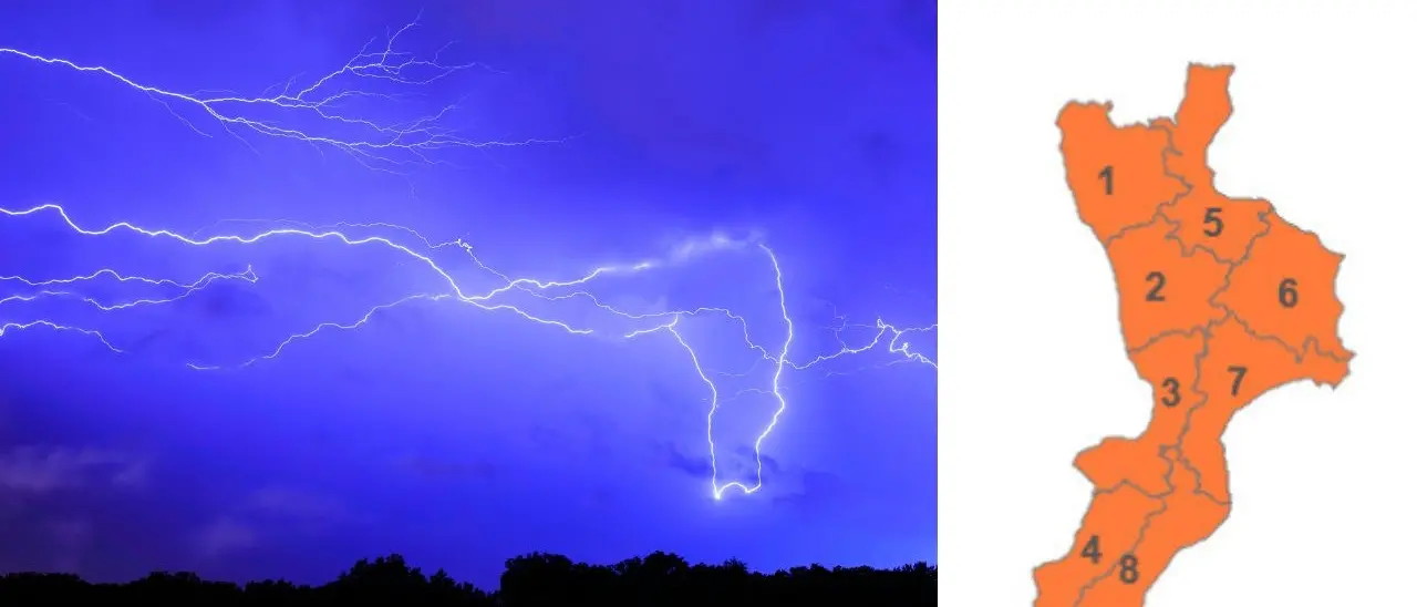 Arriva il maltempo, allerta arancione su tutta la Calabria domani: previsti nubifragi, mareggiate e temporali