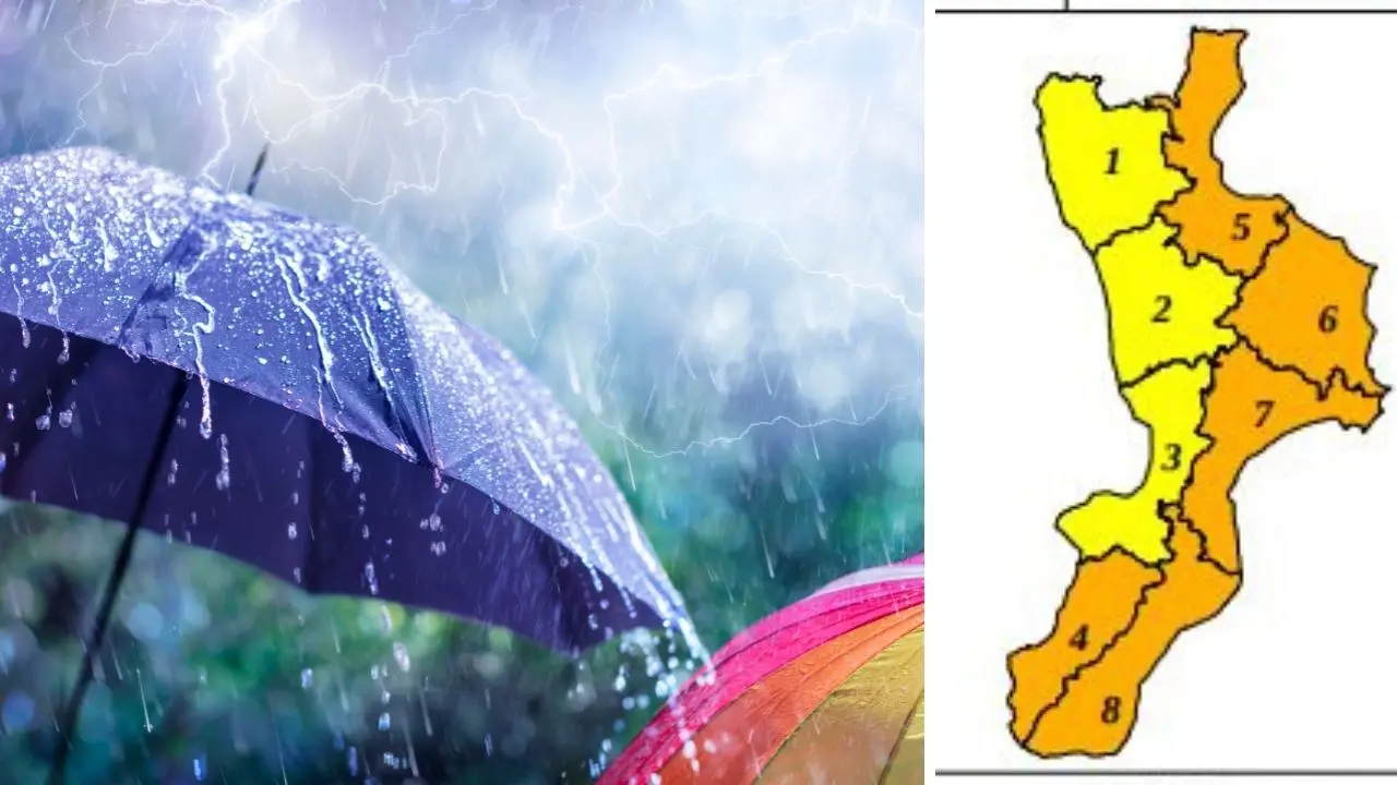 Il maltempo si abbatte sulla Calabria, disagi e allagamenti: allerta arancione anche domani