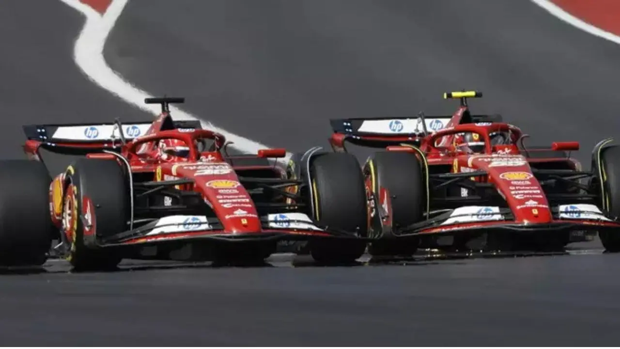 Formula uno, doppietta Ferrari ad Austin: Leclerc davanti a Sainz, Verstappen terzo