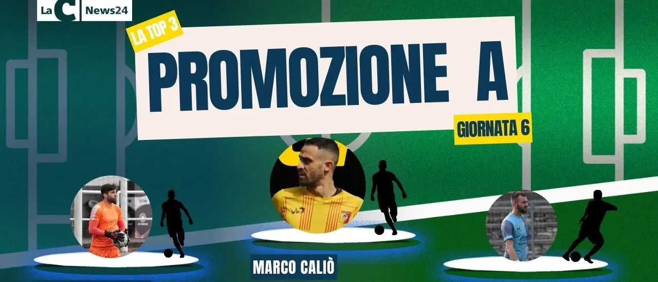 Promozione A, Caliò regala i 3 punti al Sersale. Sul podio della Top 3 di LaC anche due portieri: Pellegrino e Golia