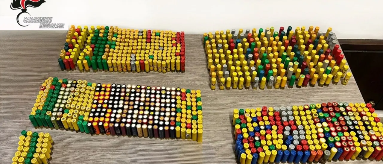 Cacciava durante il silenzio venatorio e in casa aveva un arsenale di munizioni detenute illegalmente: denunciato uomo nel Reggino