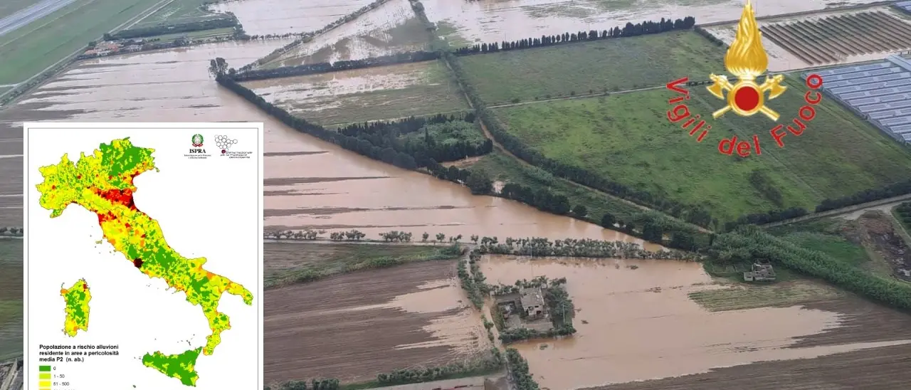 Calabria sempre più a rischio per alluvioni e frane, è la seconda regione in Italia dopo l’Emilia Romagna