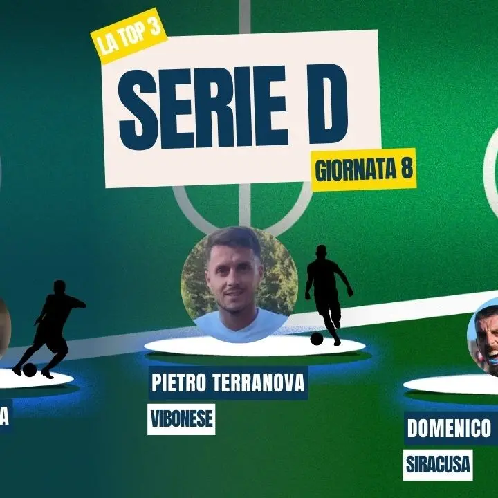 Serie D, Terranova faro della Vibonese. Ragusa non segna ma fa impazzire l’Enna: ecco la Top 3 di LaC Sport