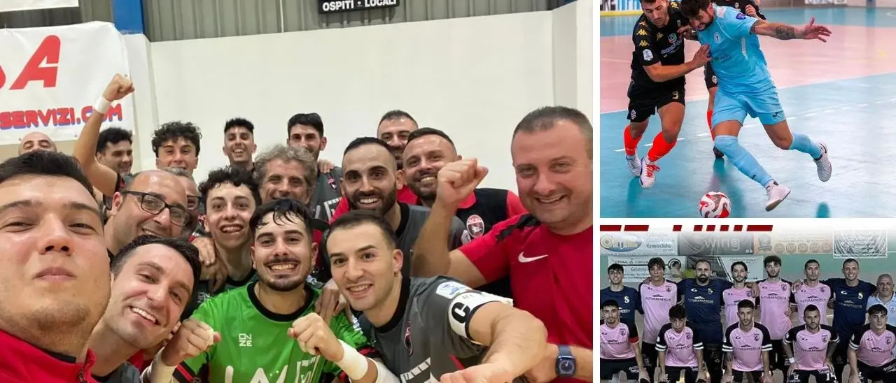 Serie A2 di futsal: l’Acri brinda per la prima volta. Lamezia cade in Puglia mentre il Soverato pareggia in casa