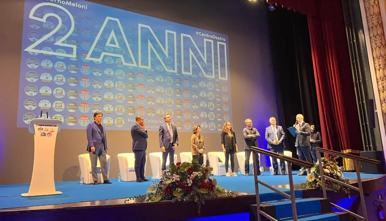 A Reggio Calabria il centrodestra celebra i 2 anni del governo Meloni. Sasso (Lega): «Prima di Salvini solo incompiute»