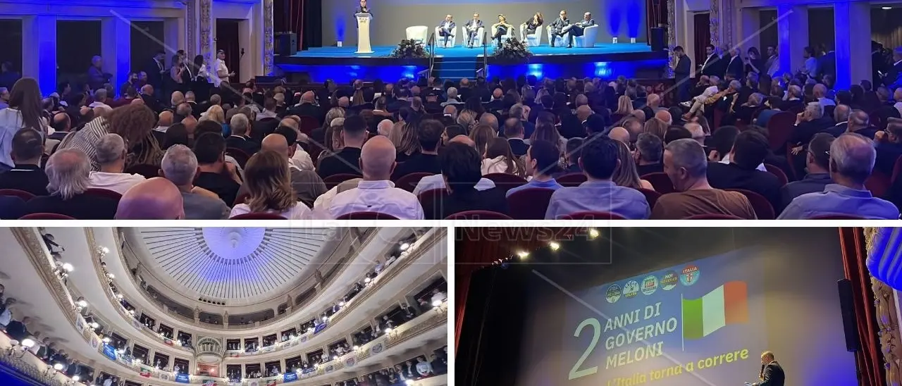 Anche la Calabria festeggia i due anni di governo Meloni e Occhiuto annuncia la sua ricandidatura