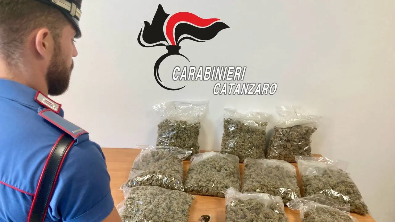 Lamezia Terme, trovato con oltre 5 chili di marijuana nel bagagliaio dell’auto: arrestato un 28enne