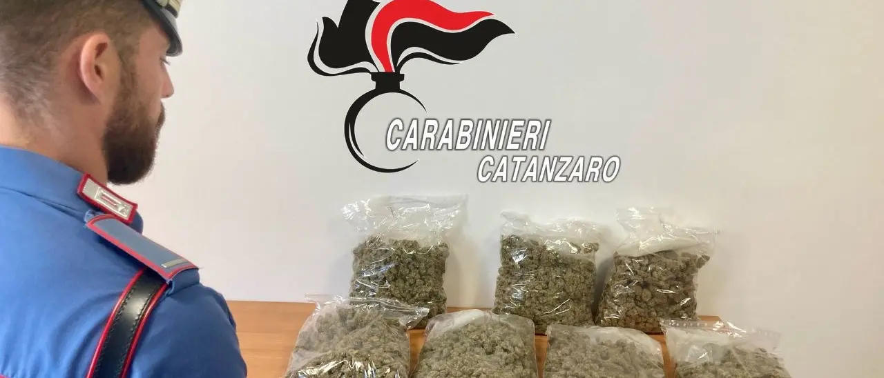 Lamezia Terme, trovato con oltre 5 chili di marijuana nel bagagliaio dell’auto: arrestato un 28enne