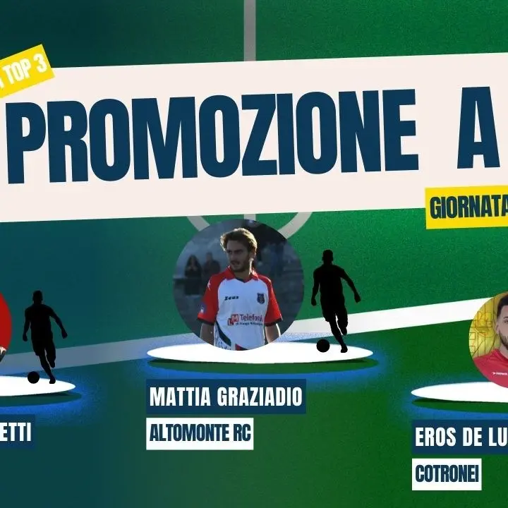 Promozione girone A: Graziadio spiana la strada all’Altomonte, Nicoletti salva la DB Rossoblù. I guantoni di De Luca per il Cotronei