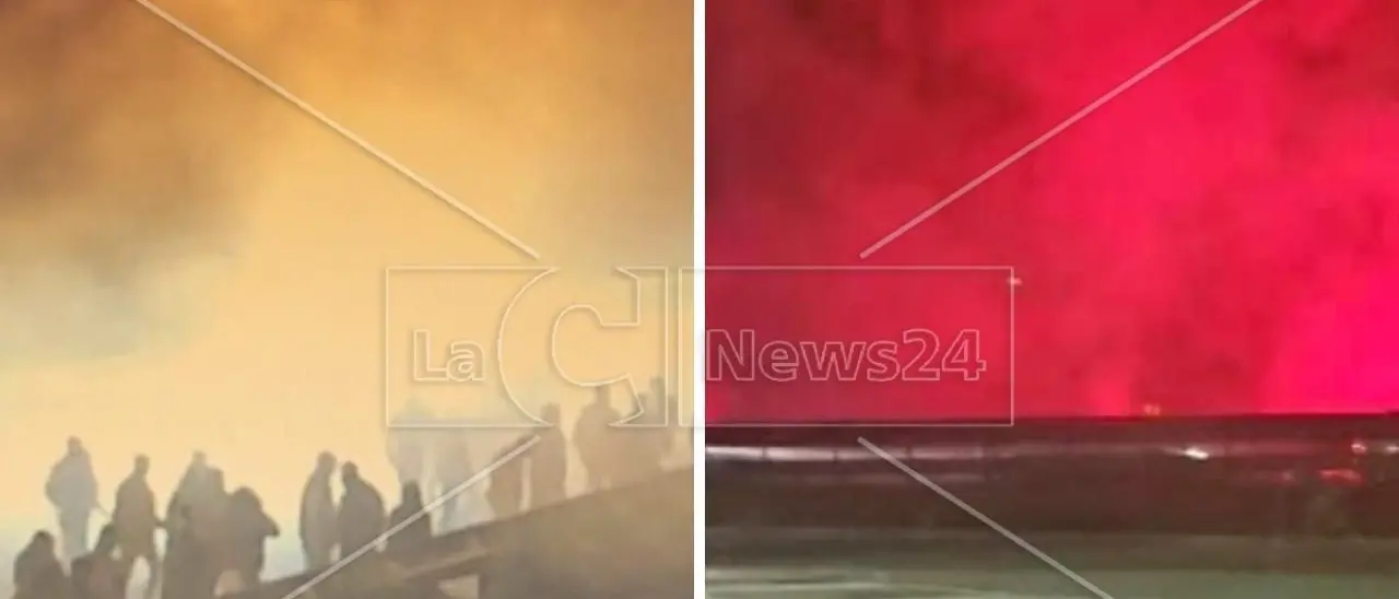 Scontri tra ultras della Cavese e del Catania all’autogrill di Tarsia, caos in autostrada