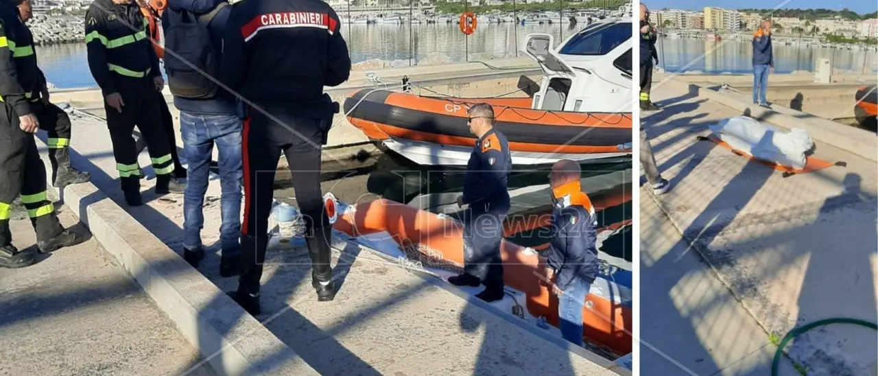 Catanzaro, trovato il cadavere di un uomo senza identità tra gli scogli del porto: disposta l’autopsia. Indagini in corso