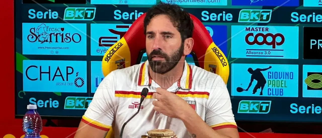 Catanzaro-Frosinone 0-0, Caserta: «Abbiamo fatto di tutto per vincere, loro sono venuti qui solo per difendersi»