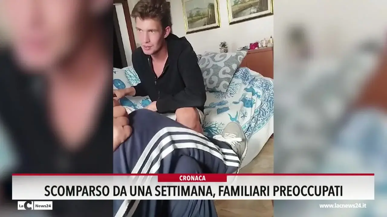 Scomparso da una settimana, familiari preoccupati