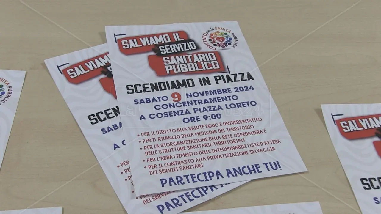 Diritto alle cure, a Cosenza la mobilitazione popolare “Salviamo il servizio sanitario pubblico”\n