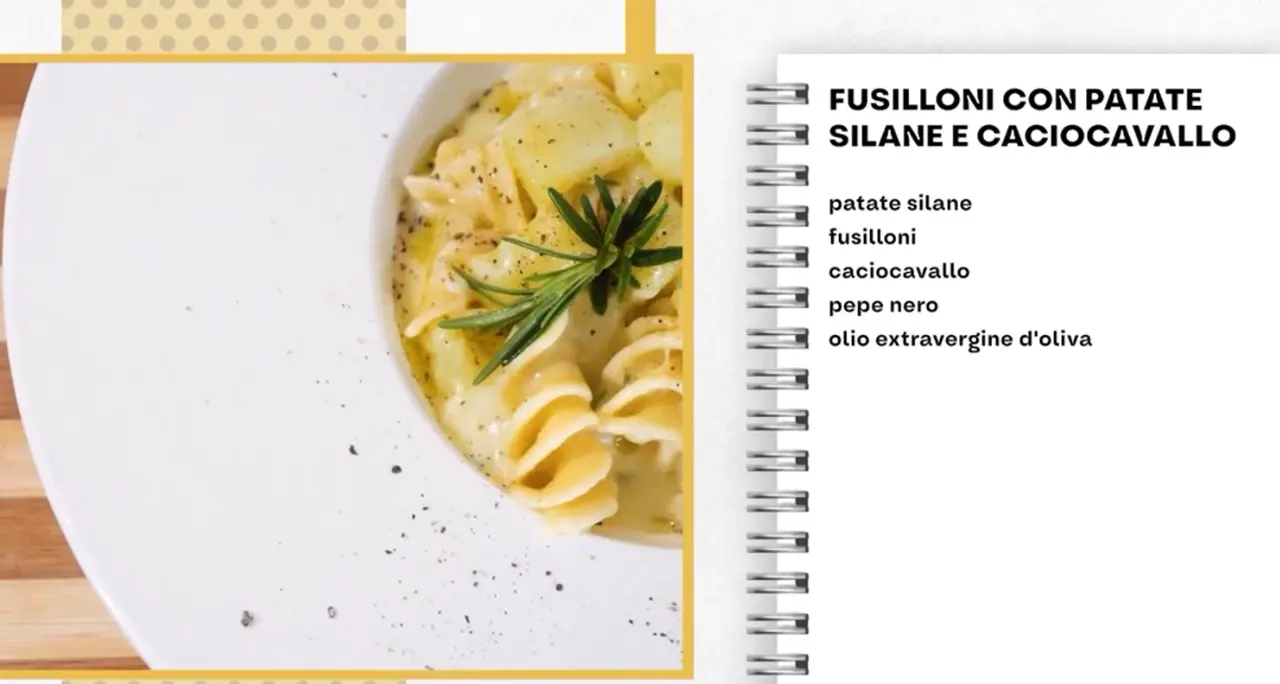 Fusilloni con patate silane e Caciocavallo: un trionfo di sapori calabresi