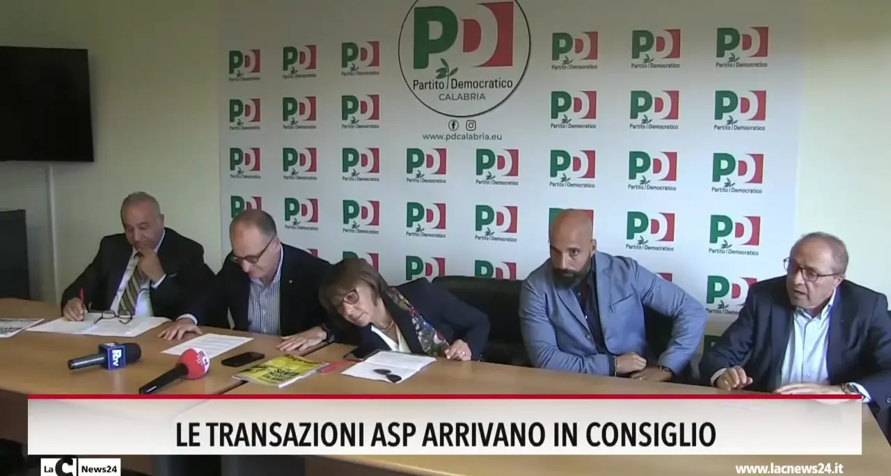 Le transazioni Asp arrivano in Consiglio regionale