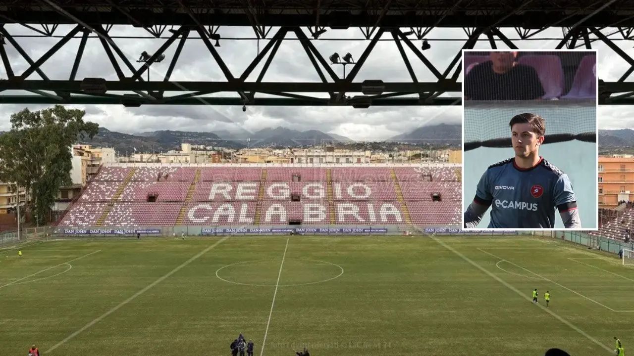 Stadio Granillo, nel riquadro Lazar (Foto Reggina.it)